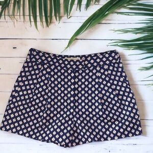 Michael Kors Blue Prussian Clementine Print Shorts - Size 4
